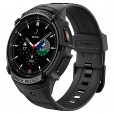 Apsauginis dėklas Spigen RUGGED ARMOR PRO  GALAXY Watch 6 CLASSIC (47MM) MATTE Juodas