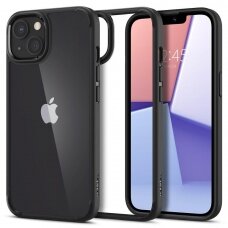 Aukštos kokybės dėklas Spigen Ultra Hybrid iPhone 13 Juodas