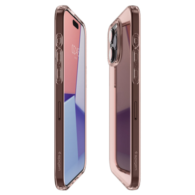 Dėklas Spigen Crystal Flex, rose crystal - iPhone 15 Pro Max 1