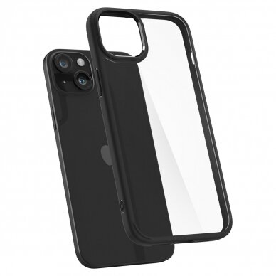 Spigen Crystal Hybrid case for iPhone 15 - black 2