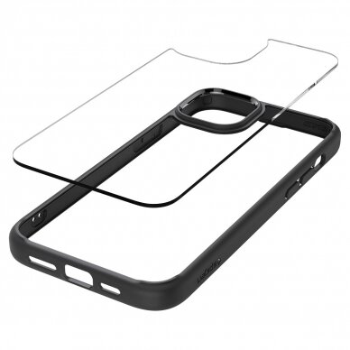 Spigen Crystal Hybrid case for iPhone 15 - black 6