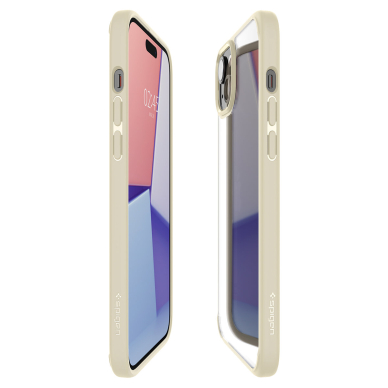 Spigen Crystal Hybrid case for iPhone 15 Plus - beige 6