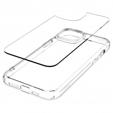Dėklas Spigen Crystal Hybrid, crystal clear - iPhone 15 2