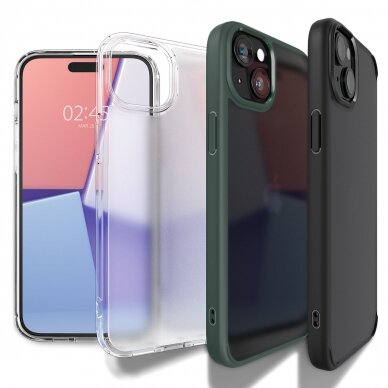 Dėklas Spigen Crystal Hybrid, crystal clear - iPhone 15 4