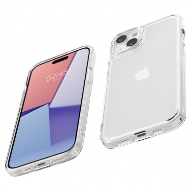 Dėklas Spigen Crystal Hybrid, crystal clear - iPhone 15 5