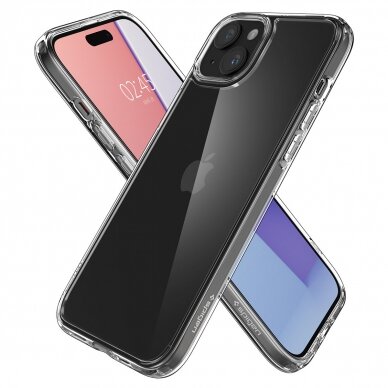 Dėklas Spigen Crystal Hybrid, crystal clear - iPhone 15 7