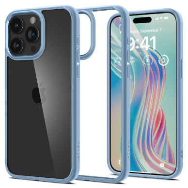 Dėklas Spigen Crystal Hybrid, navy Mėlynas - iPhone 15 Plus