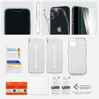 Dėklas Spigen CRYSTAL PACK IPHONE 14 PLUS Skaidrus 5