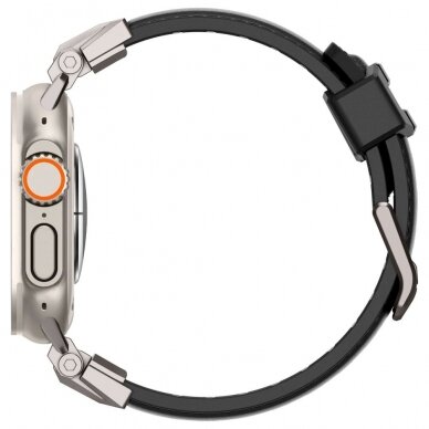 Spigen Durapro Armor PU Apyrankė Apple Watch 4/5/6/7/8/9/SE/Ultra 1/2 (42 / 44 / 45 / 49 mm) - Juodas 5