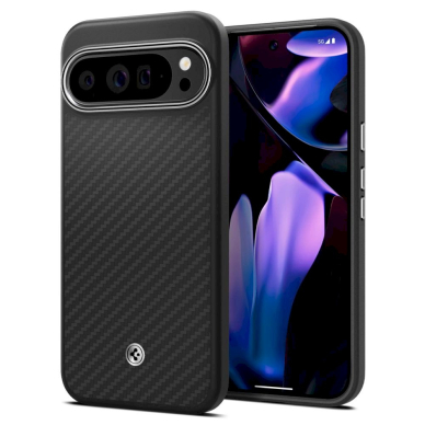 Spigen Enzo Aramid Dėklas Google Pixel 9 Pro XL - Juodas