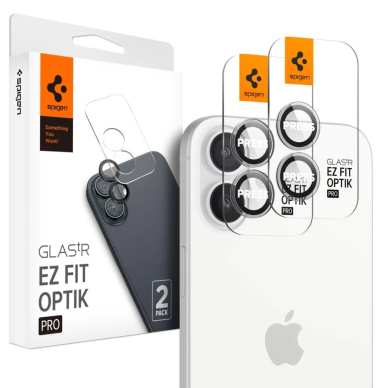 Spigen Glas.tR EZ Fit Optik Pro Apsauginis stiklas for iPhone 16 Plus camera (2 pcs.)