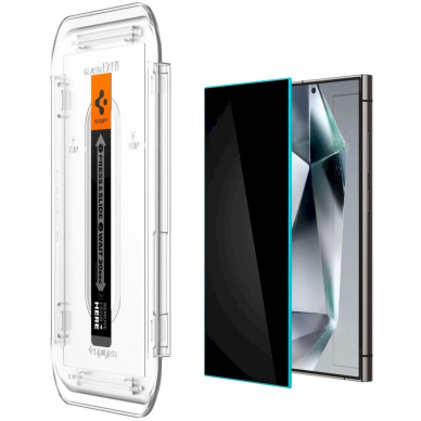 Spigen Glas.tR EZ Fit Privacy Apsauginis stiklas for Samsung Galaxy S24 Ultra - 2 pcs. 2