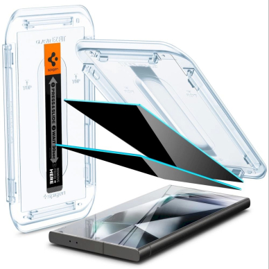 Spigen Glas.tR EZ Fit Privacy Apsauginis stiklas for Samsung Galaxy S24 Ultra - 2 pcs. 8