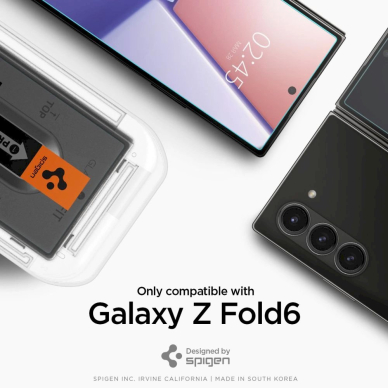 Spigen Glas.tR EZ Fit Apsauginis stiklas Samsung Galaxy Z Fold 6 - 2 pcs. 8