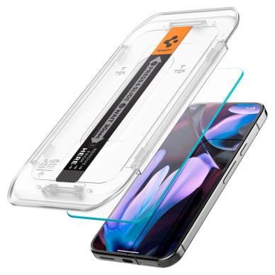 Spigen Glas.tR EZ Fit Apsauginis stiklas with Applicator for Google Pixel 9 / 9 Pro (2 pcs.) 3