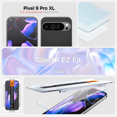 Spigen Glas.tR EZ Fit Apsauginis stiklas with Applicator for Google Pixel 9 Pro XL (2 pcs.) 8