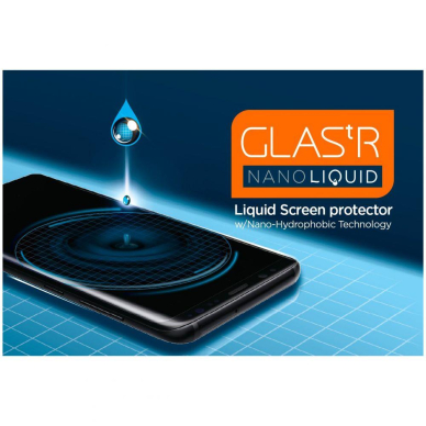 Akcija! Ekrano Apsauga SPIGEN GLAS.TR NANO LIQUID COAT UGLX912  1