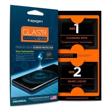 Ekrano Apsauga SPIGEN GLAS.TR NANO LIQUID COAT UGLX912