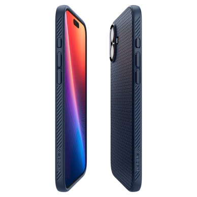 Spigen Liquid Air Dėklas iPhone 16 Plus - Mėlynas 5