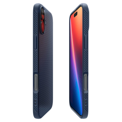 Spigen Liquid Air Dėklas iPhone 16 Plus - Mėlynas 6