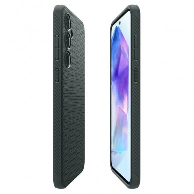 Dėklas Spigen Liquid Air case for Samsung Galaxy A55 5G - Žalias 6