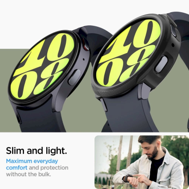 Spigen Liquid Air Dėklas Samsung Galaxy Watch 7 (40mm) - matinis juodas 13