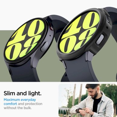 Spigen Liquid Air Dėklas Samsung Galaxy Watch 7 (44mm) - matinis juodas 13