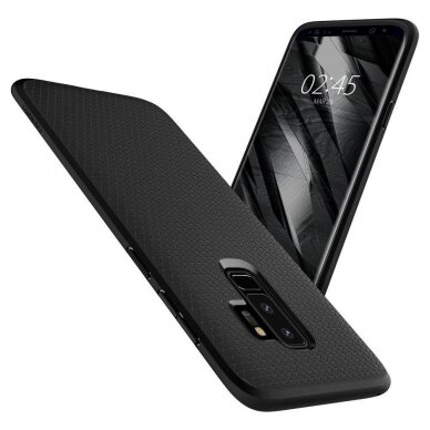 DĖKLAS SPIGEN LIQUID AIR GALAXY S9 + PLUS MATTE JUODAS 5