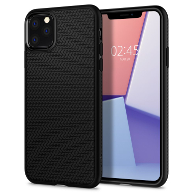 Aukštos Kokybės Dėklas Spigen Liquid Air Iphone 11 Pro Matte Juodas