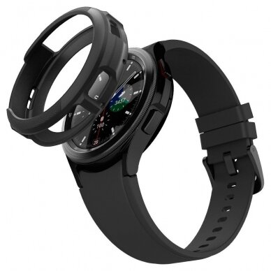 AKCIJA! Ekrano Apsauga SPIGEN LIQUID AIR SAMSUNG GALAXY WATCH 4 CLASSIC 46 MM Matinis Juodas  1