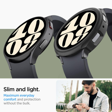 Ekrano apsauga Spigen LIQUID AIR Samsung GALAXY Watch 6 (44MM) Juoda 12