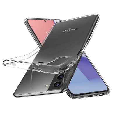 Aukštos kokybės dėklas Spigen Liquid Crystal Galaxy S21 Crystal Skaidrus 6