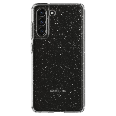 DĖKLAS SPIGEN LIQUID CRYSTAL GALAXY S21 FE GLITTER SKAIDRUS SU BLIZGUČIAIS 4