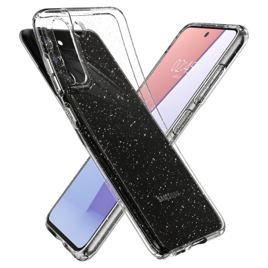 DĖKLAS SPIGEN LIQUID CRYSTAL GALAXY S21 FE GLITTER SKAIDRUS SU BLIZGUČIAIS 6