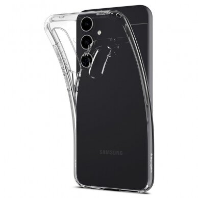 Apsauginis silikono dėklas Spigen LIQUID CRYSTAL GALAXY S23 FE CRYSTAL CLEAR 5