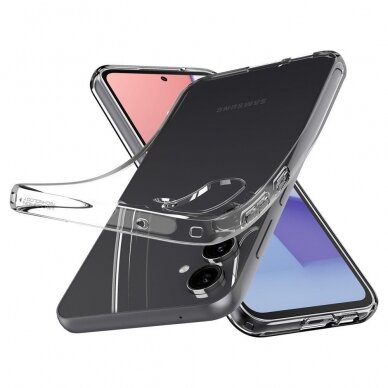 Apsauginis silikono dėklas Spigen LIQUID CRYSTAL GALAXY S23 FE CRYSTAL CLEAR 6