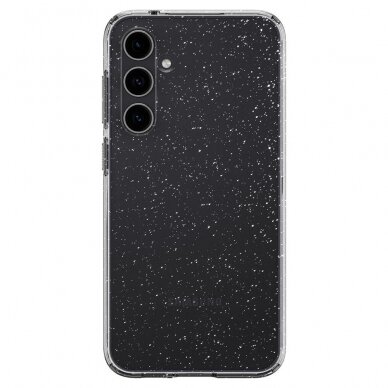 Apsauginis silikono dėklas Spigen LIQUID CRYSTAL GALAXY S23 FE GLITTER CRYSTAL 1