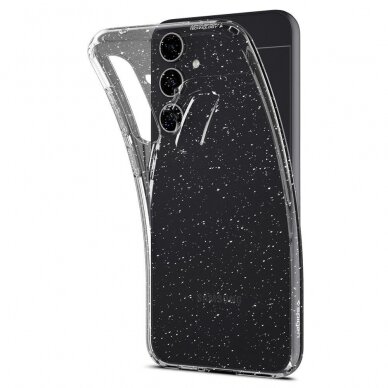 Apsauginis silikono dėklas Spigen LIQUID CRYSTAL GALAXY S23 FE GLITTER CRYSTAL 5