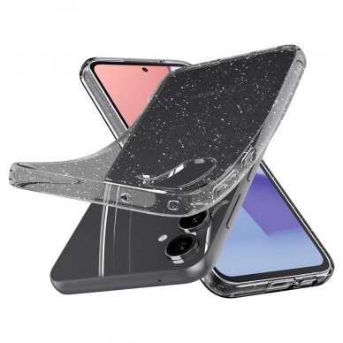 Apsauginis silikono dėklas Spigen LIQUID CRYSTAL GALAXY S23 FE GLITTER CRYSTAL 6