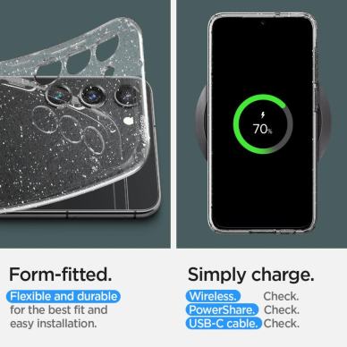 DĖKLAS Spigen LIQUID CRYSTAL GALAXY S23 GLITTER CRYSTAL 13