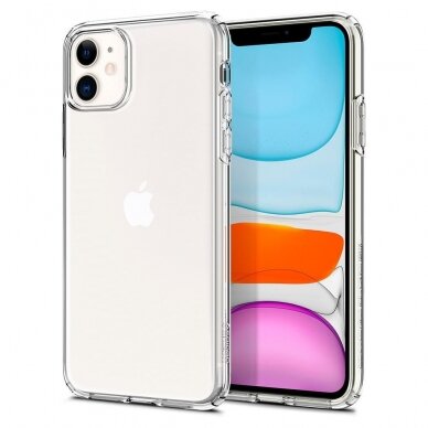 Aukštos Kokybės Dėklas Spigen Liquid Crystal Iphone 11 Crystal Clear 10