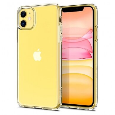 Aukštos Kokybės Dėklas Spigen Liquid Crystal Iphone 11 Crystal Clear 11