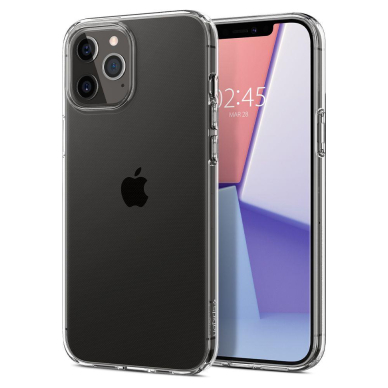 Aukštos Kokybės Dėklas Spigen Liquid Crystal Iphone 12 Pro / Iphone 12 Skaidrus 7