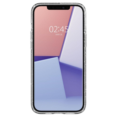 Aukštos Kokybės Dėklas Spigen Liquid Crystal Iphone 12 Pro / Iphone 12 Blizgus Skaidrus 1