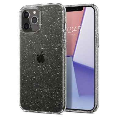 Aukštos Kokybės Dėklas Spigen Liquid Crystal Iphone 12 Pro / Iphone 12 Blizgus Skaidrus 6