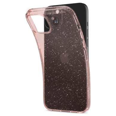 Apsauginis silikono dėklas Spigen LIQUID CRYSTAL IPHONE 15 PLUS GLITTER CRYSTAL Rožinis 4