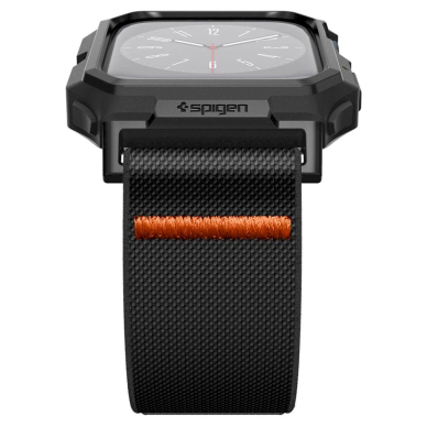 Spigen Lite Fit Pro Dėklasstrap Apple Watch 4 / 5 / 6 / 7 / 8 / 9 / SE (44 / 45 mm) - matte Juodas 5