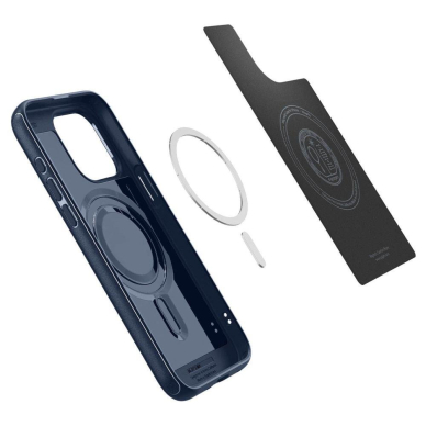 Apsauginis dėklas Spigen MAG ARMOR MAGSAFE IPHONE 15 PRO MAX NAVY Mėlynas 7