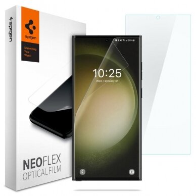 Ekrano apsauga Spigen NEO FLEX SAMSUNG GALAXY S23 ULTRA 2VNT.