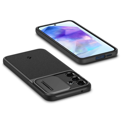 Spigen Optik Armor Dėklas Samsung Galaxy A55 5G - Juodas 9